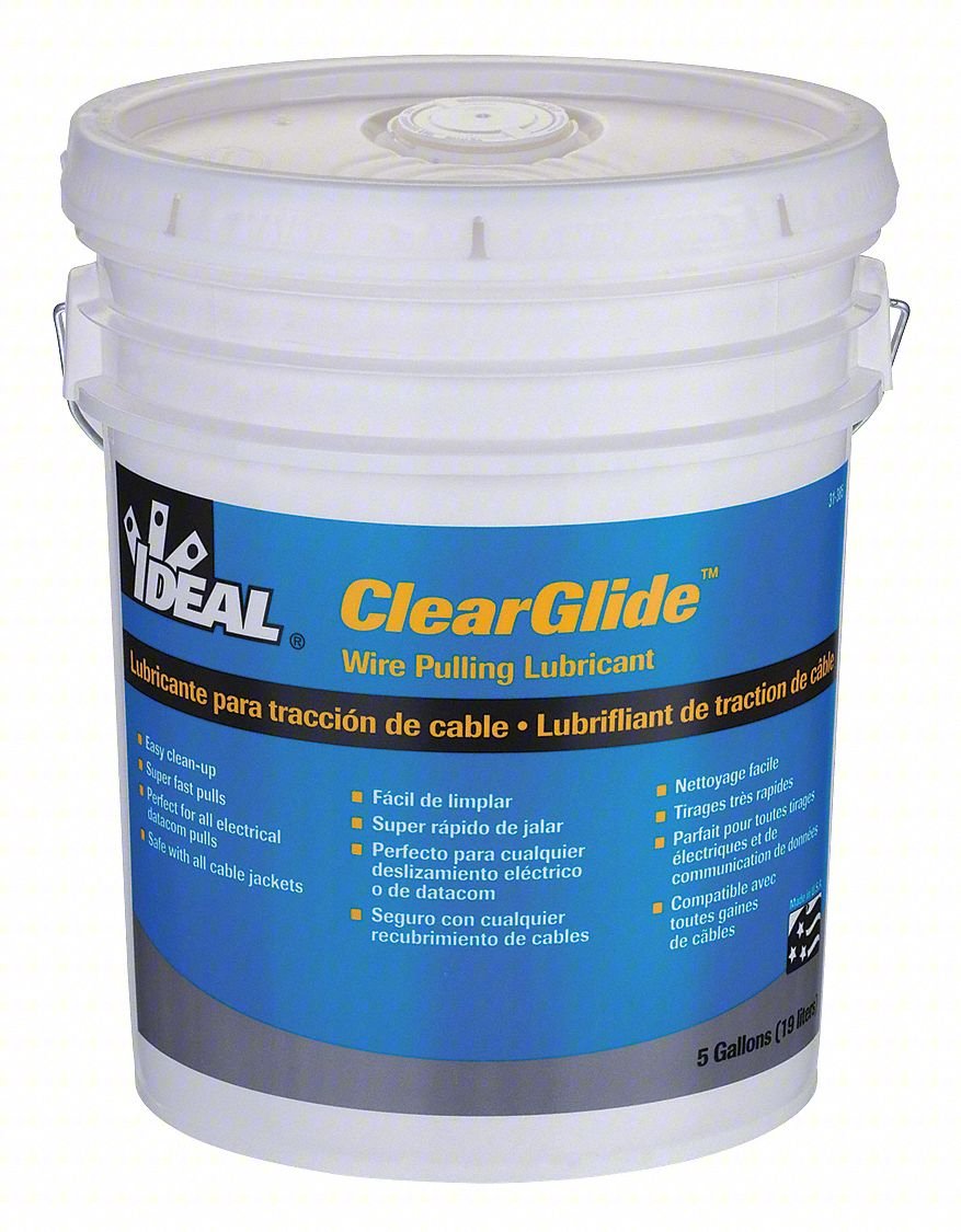 Cbl Wr Pllng Lube,5 gal.,Pail