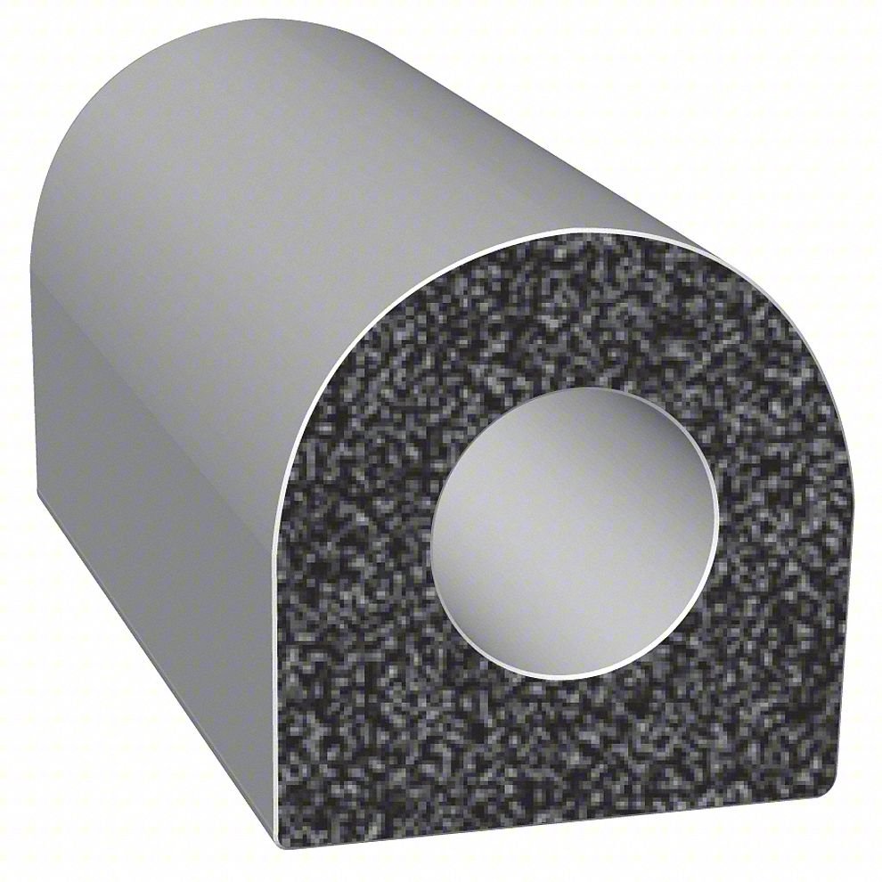 SEAL, EPDM RUBBER, BLACK, 25 FT L