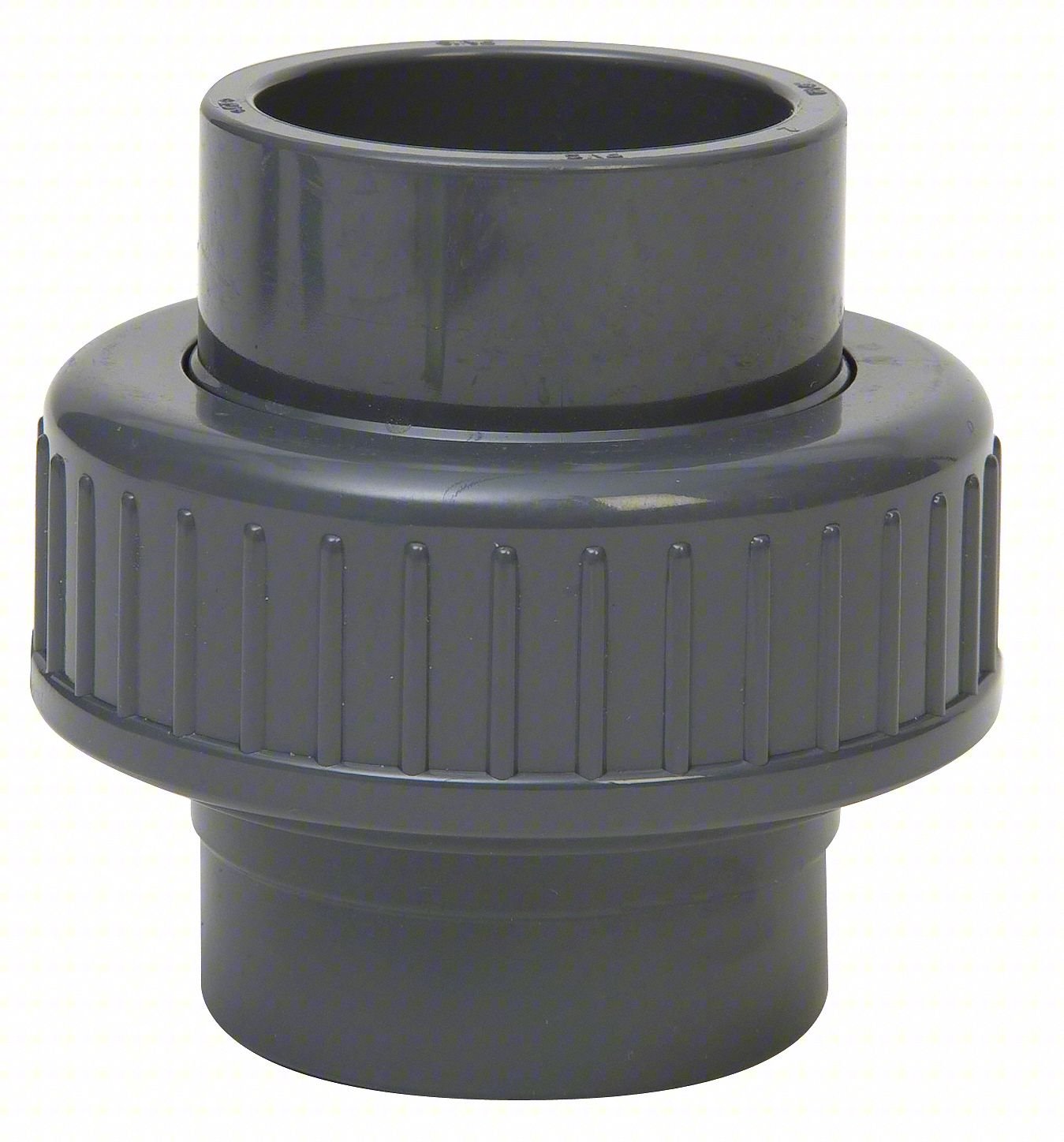 Union, 3/4 in, Schedule 80,Socket,Gray