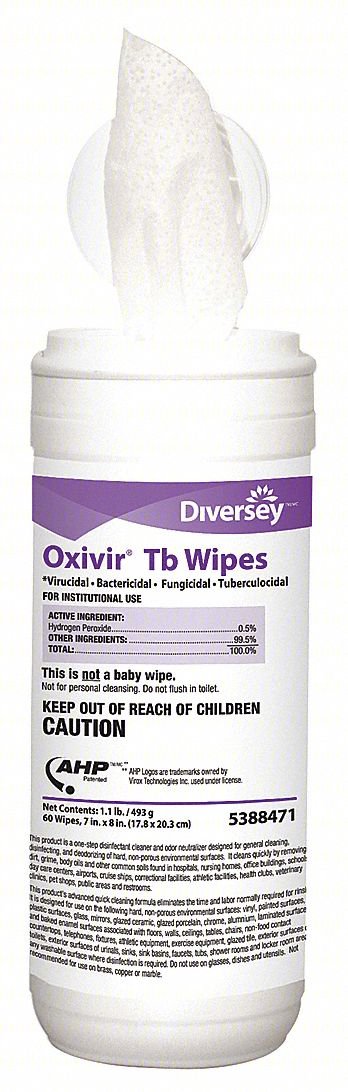 Disinfecting Wipes,60 ct,Canister