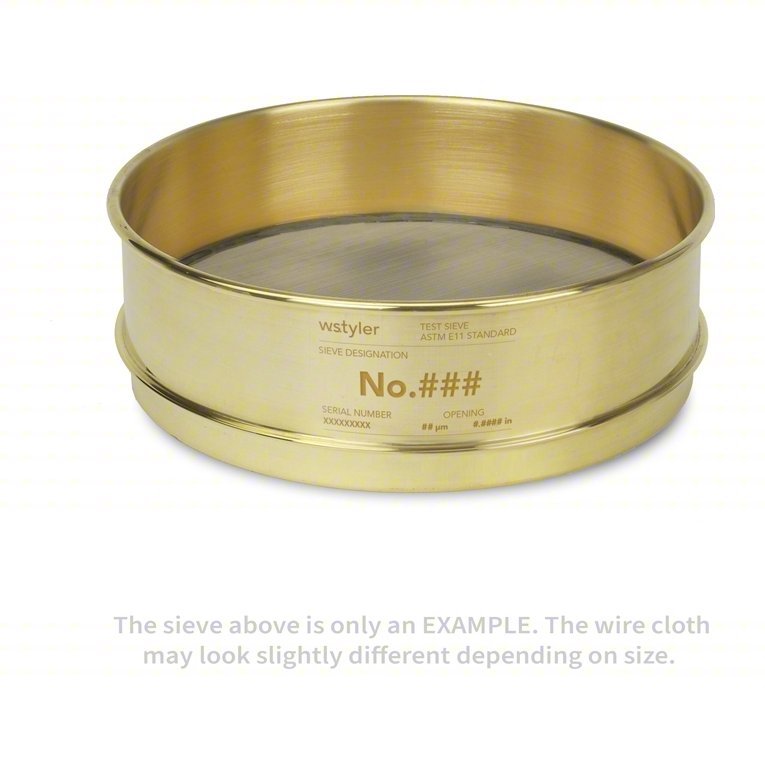 Sieve, 1.00", B/S, 8 In, Full Ht
