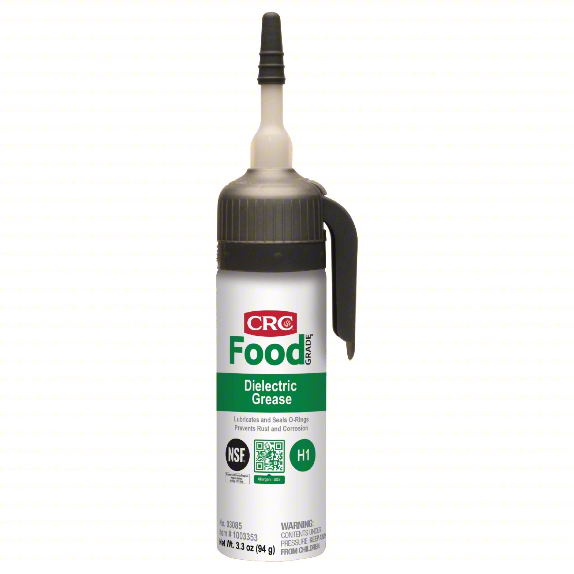 FOOD GRADE DIELECTRIC GREASE,TUBE,3 OZ