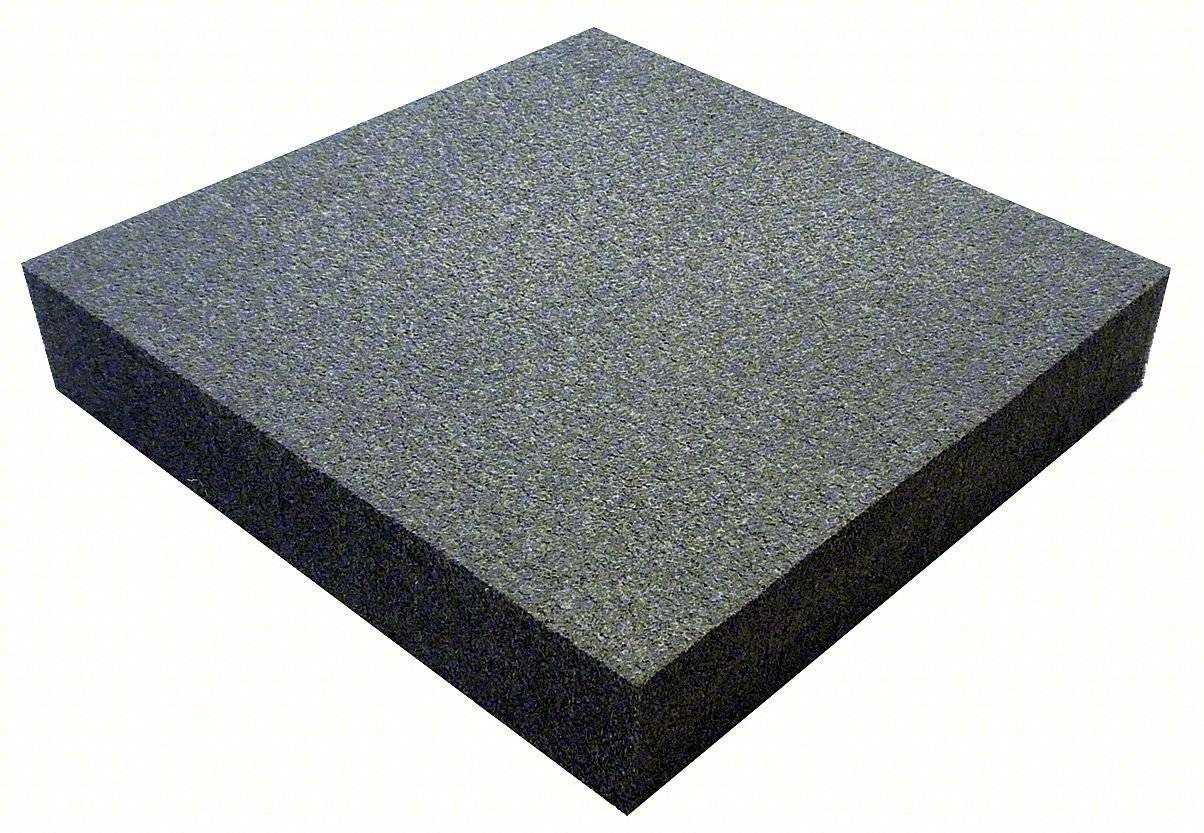 PoronMicrocell. Urethane Sheet,L 54",Blk