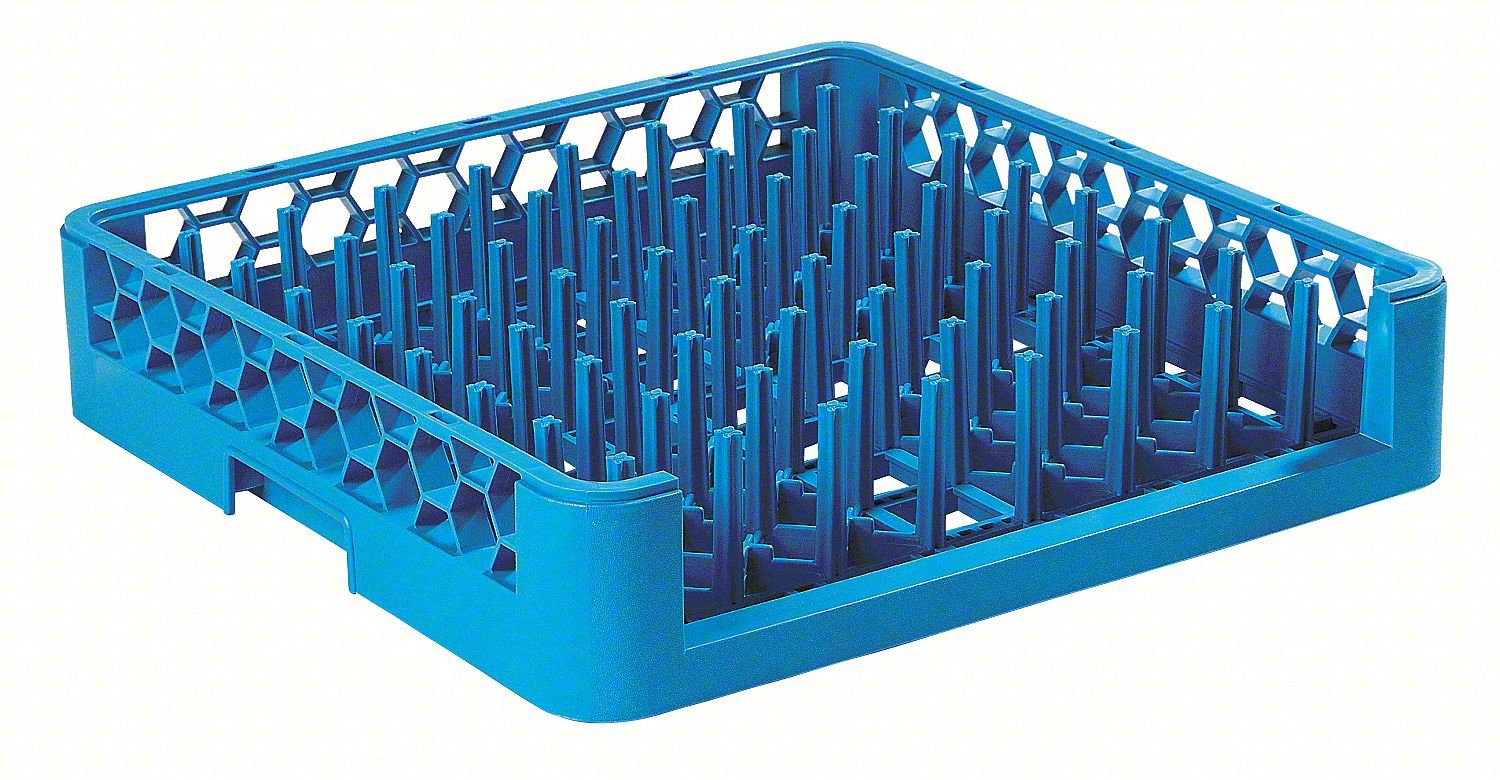 OPEN END PEG RACK,19.88" L,BLUE,PK6