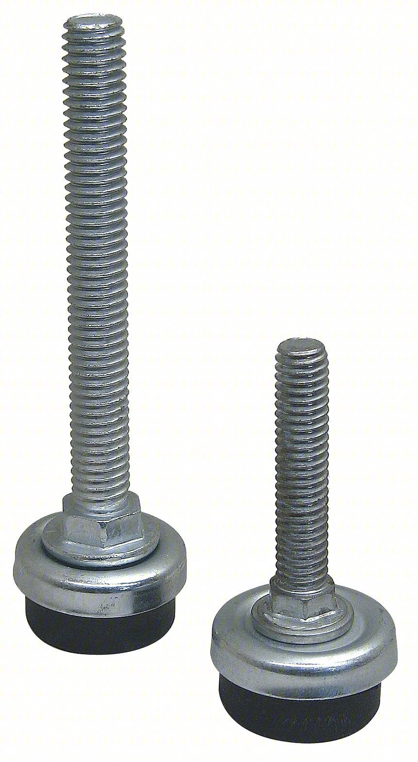 FURNITURE GLIDES,2 1/4 IN H,SILVER