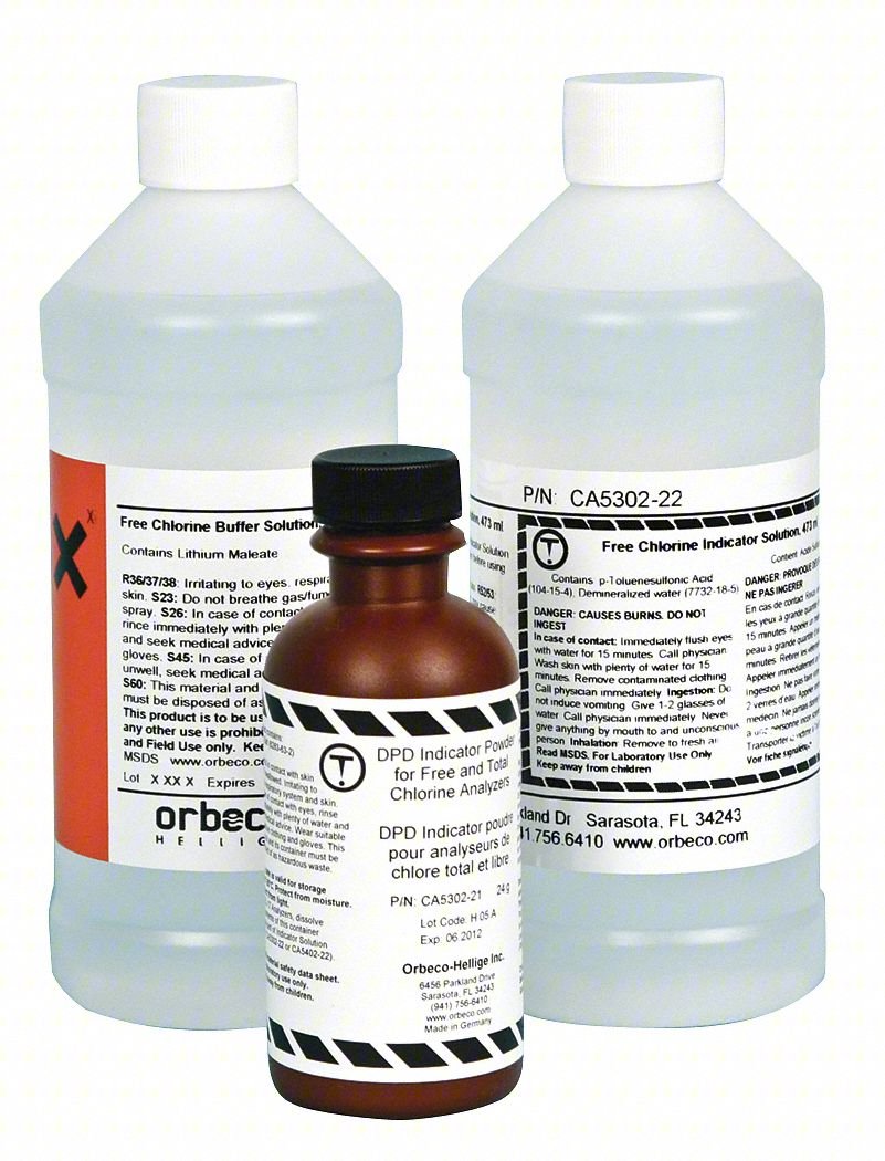 Free Chlorine Reagent Set CL17 Analyzer