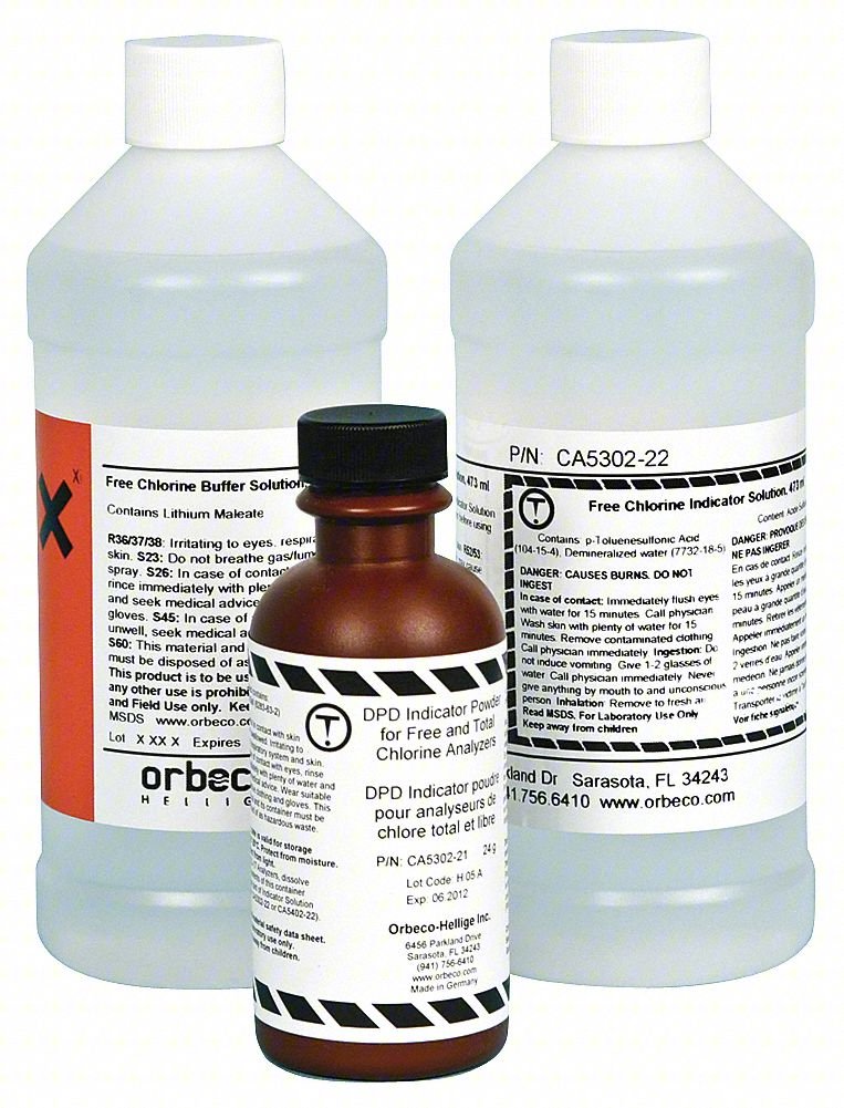 FREE CHLORINE BUFFER SOLUTION, 473 ML