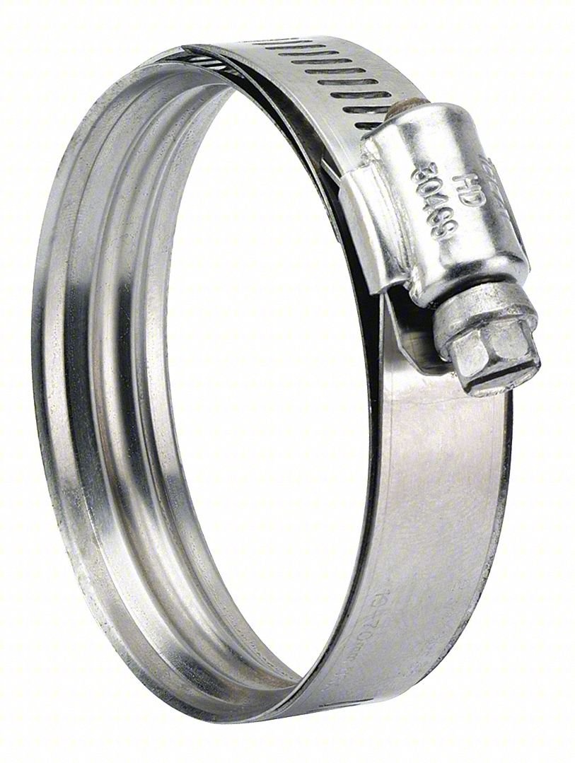 Worm Gear HoseClamp,9/16"W,2 1/8"ID,PK10