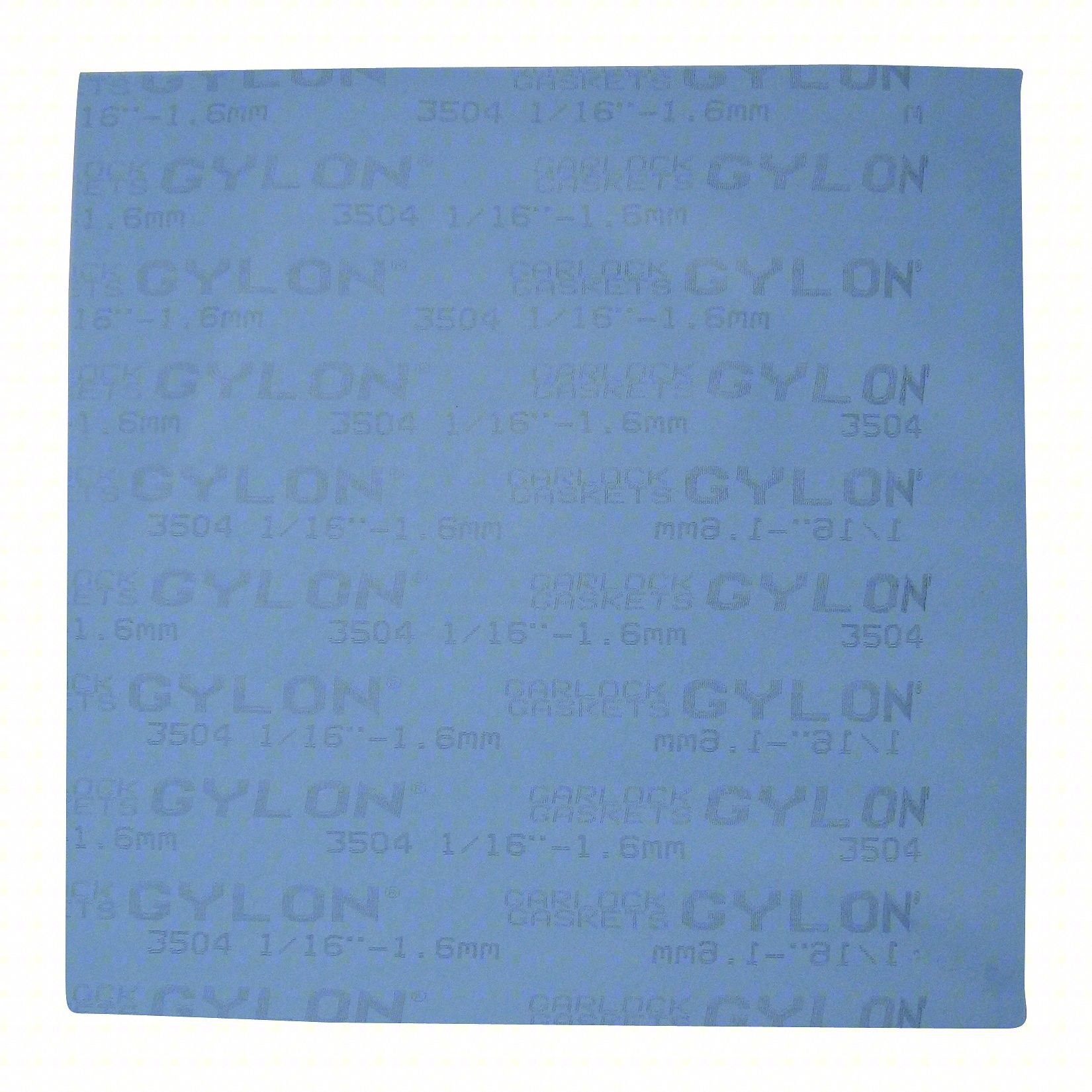 Gasket Sheet,15 x15 In,PTFE w/Glass,Blue