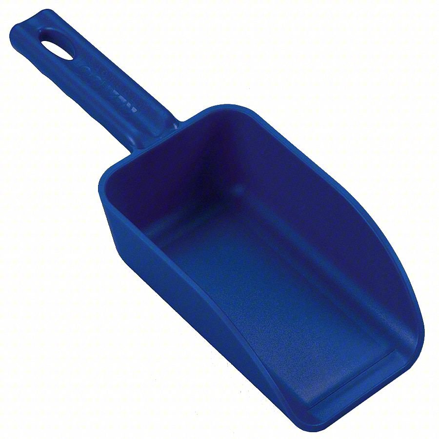 MINI HAND SCOOP,10.4 IN L,BLUE