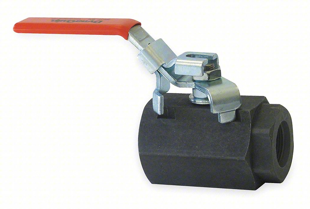 MANUAL 2-WAY BALL VALVE,NPT,CARBON STEEL