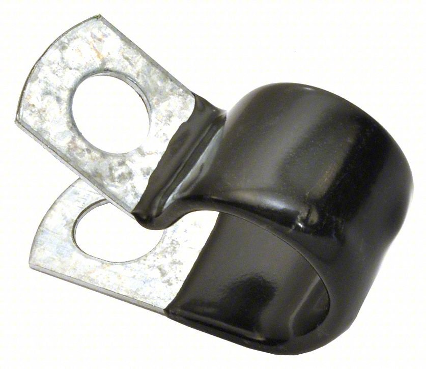 Clamp,OD 5/16 In,3/4 In W,Vinyl,PK50