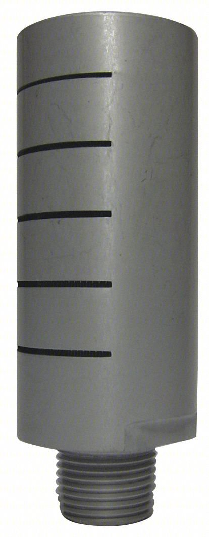 Silencer Muffler,3/8 In. NPT,1 In. Hex