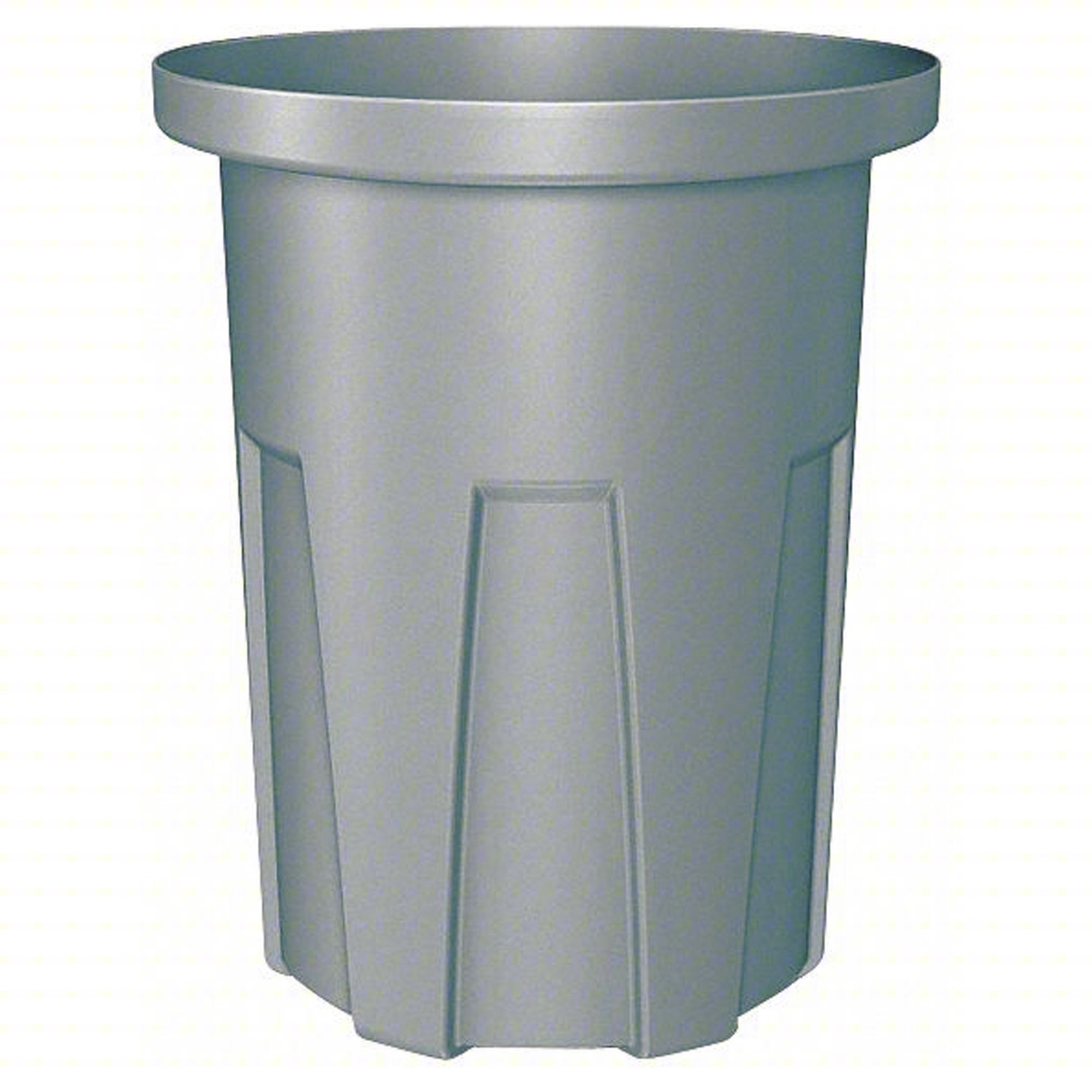 Trash Can,35 gal.,Gray