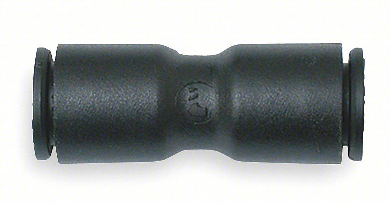 STRAIGHT UNION,3/8 X 1/4 OD,290 PSI,PK10