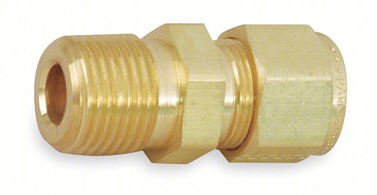 COMPRESSION FITTING ADAPTER: 1/4 IN OD X