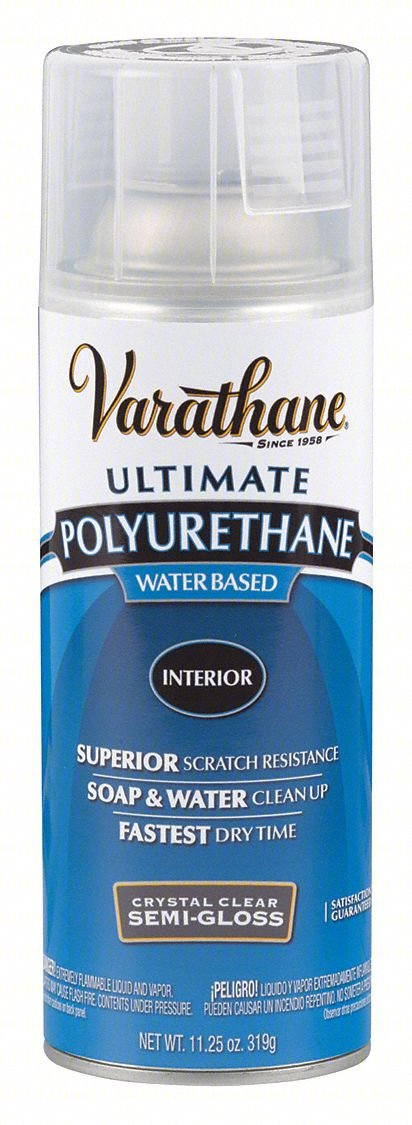 Polyurethane Spray,Clear,11.25 oz