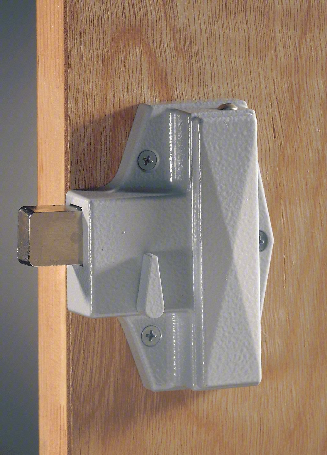 Pushbutton Deadbolt,Satin Chrome