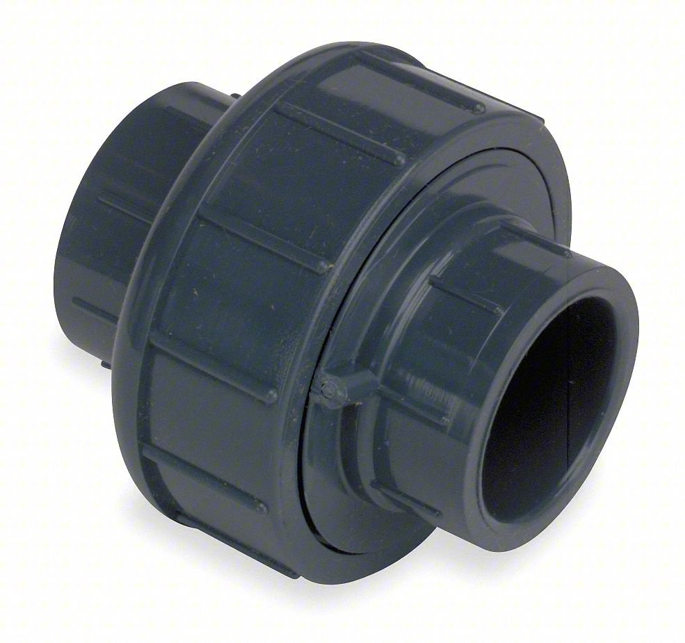 Union, 3 in, Schedule 80, Socket, Gray