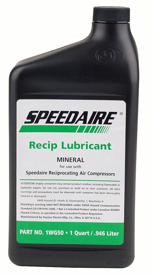 Compressor Oil, 1 qt, Bottle
