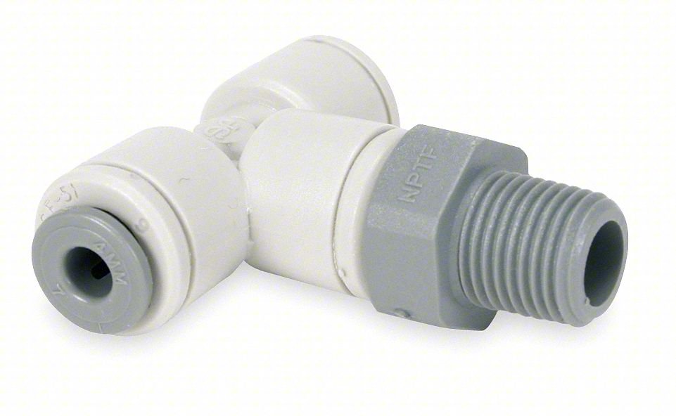Branch Tee,1/2 In. Tube OD,Gray,PK10