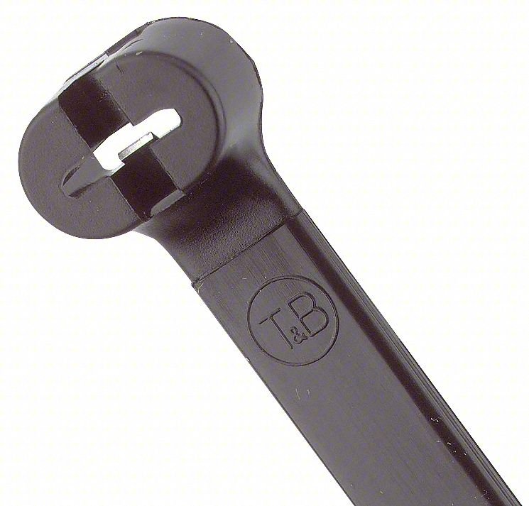 Cable Tie,13.4 in,Black,PK500