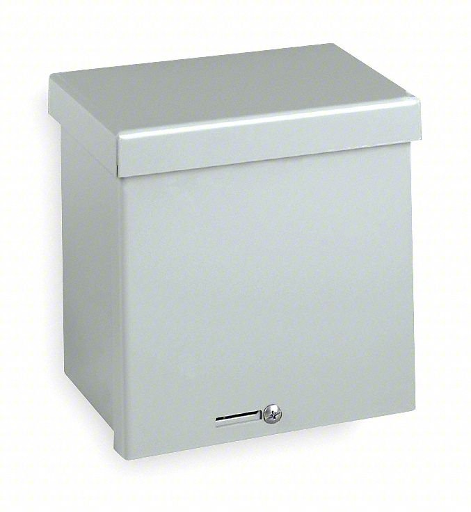 ENCLOSURE: STEEL, 18 IN X 18 IN X 6 IN,