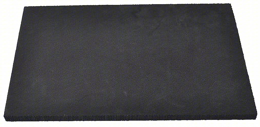 Polyethylene Sheet,L 24 in,Black
