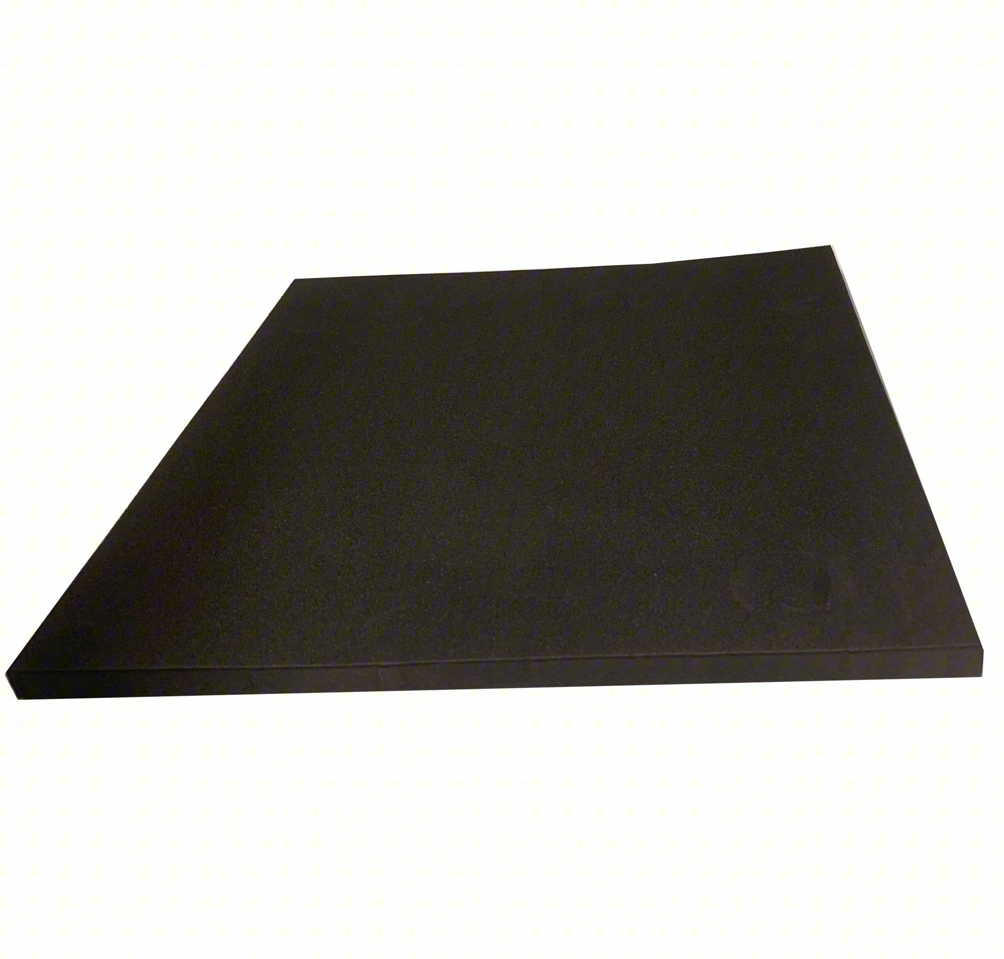 Polyethylene Sheet,L 4 ft,Black