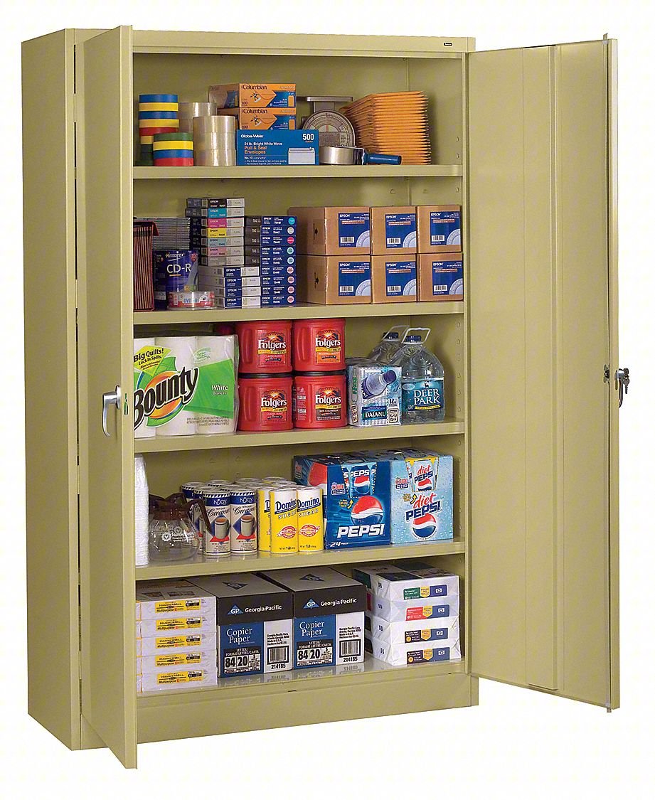 STORAGE CABINET: 48 IN X 24 IN X 78 IN,