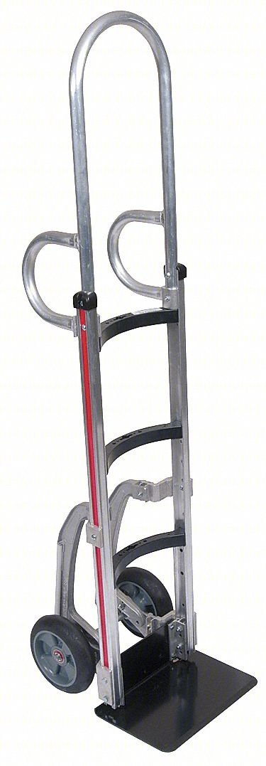 Hand Truck,500 lb.,62"x14"x20",Silver