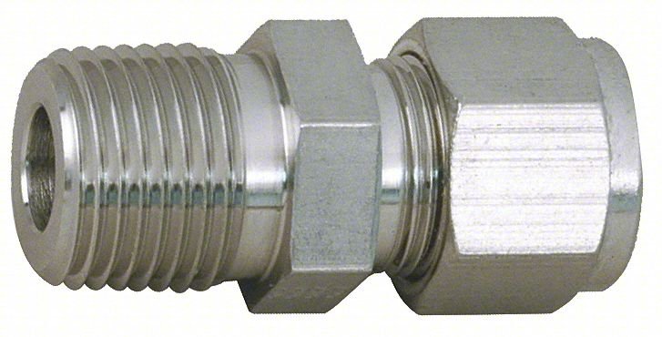 COMPRESSION FITTING ADAPTER: 1/4 IN OD X