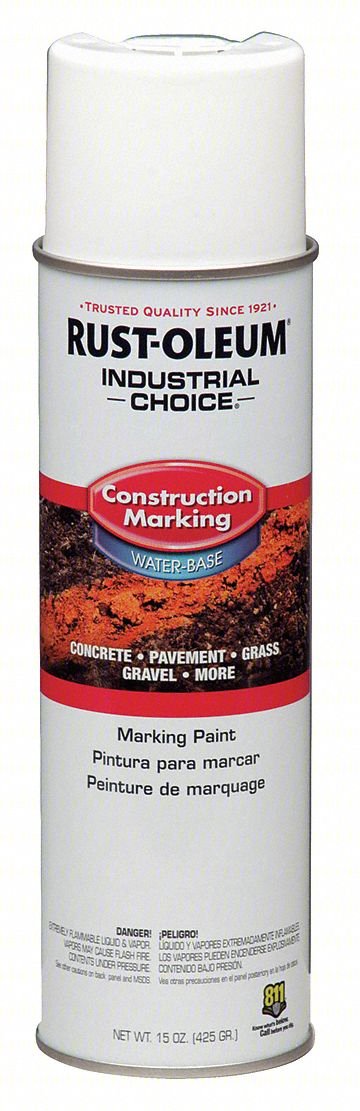 Construction Marking Paint,20 oz,White