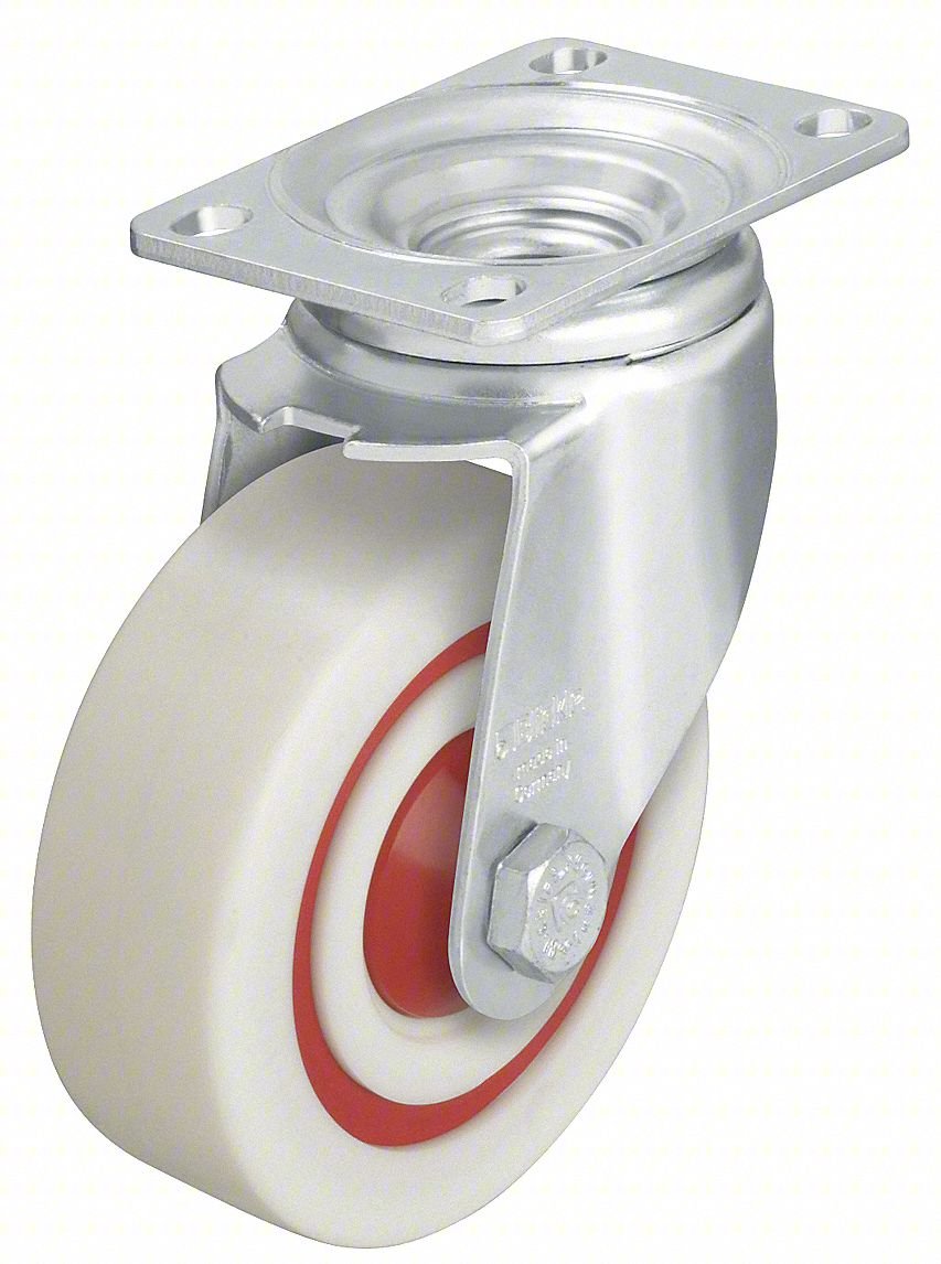 PLATE CASTER,SWIVEL,5 1/8"H