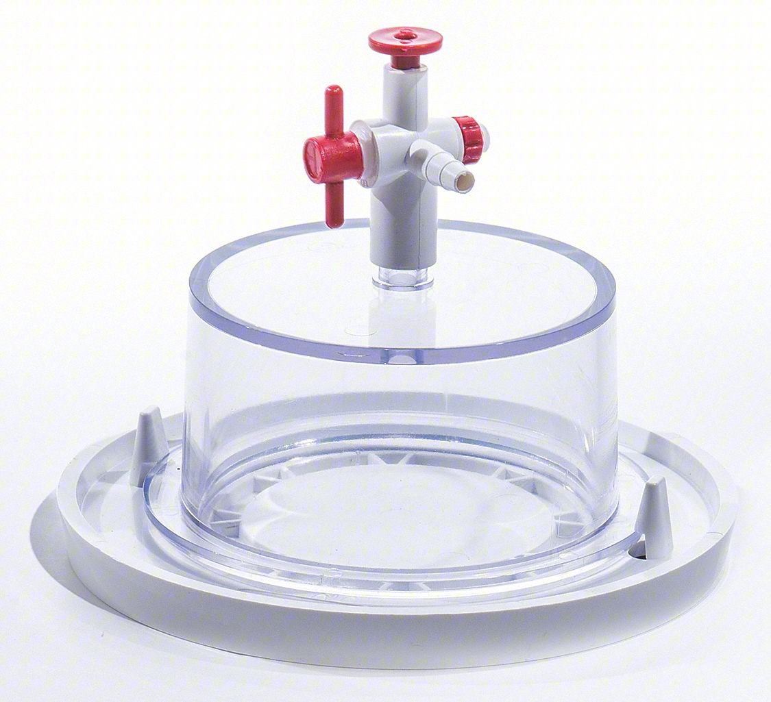 VACUUM DESICCATOR: VACUUM, RECTANGULAR,