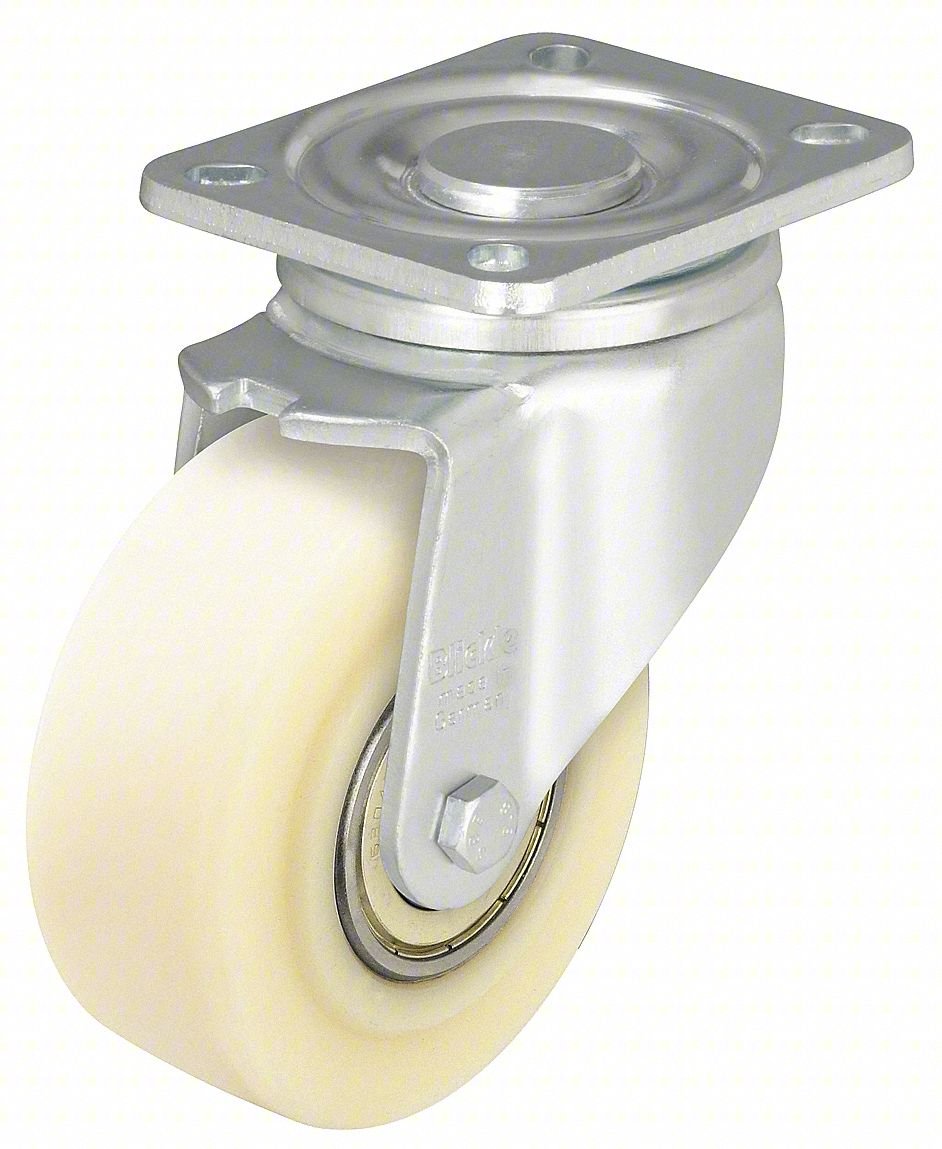 PLATE CASTER,SWIVEL,4 3/4"H