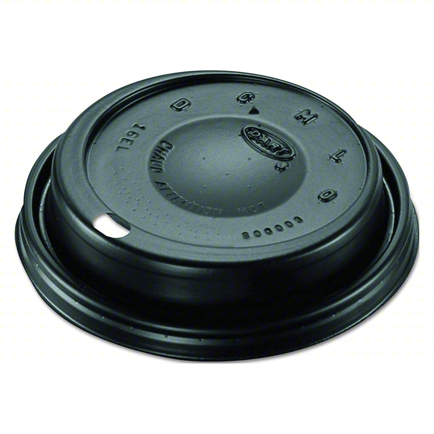 Disp Hot Cup Lid,12oz-24 oz,Black,PK1000