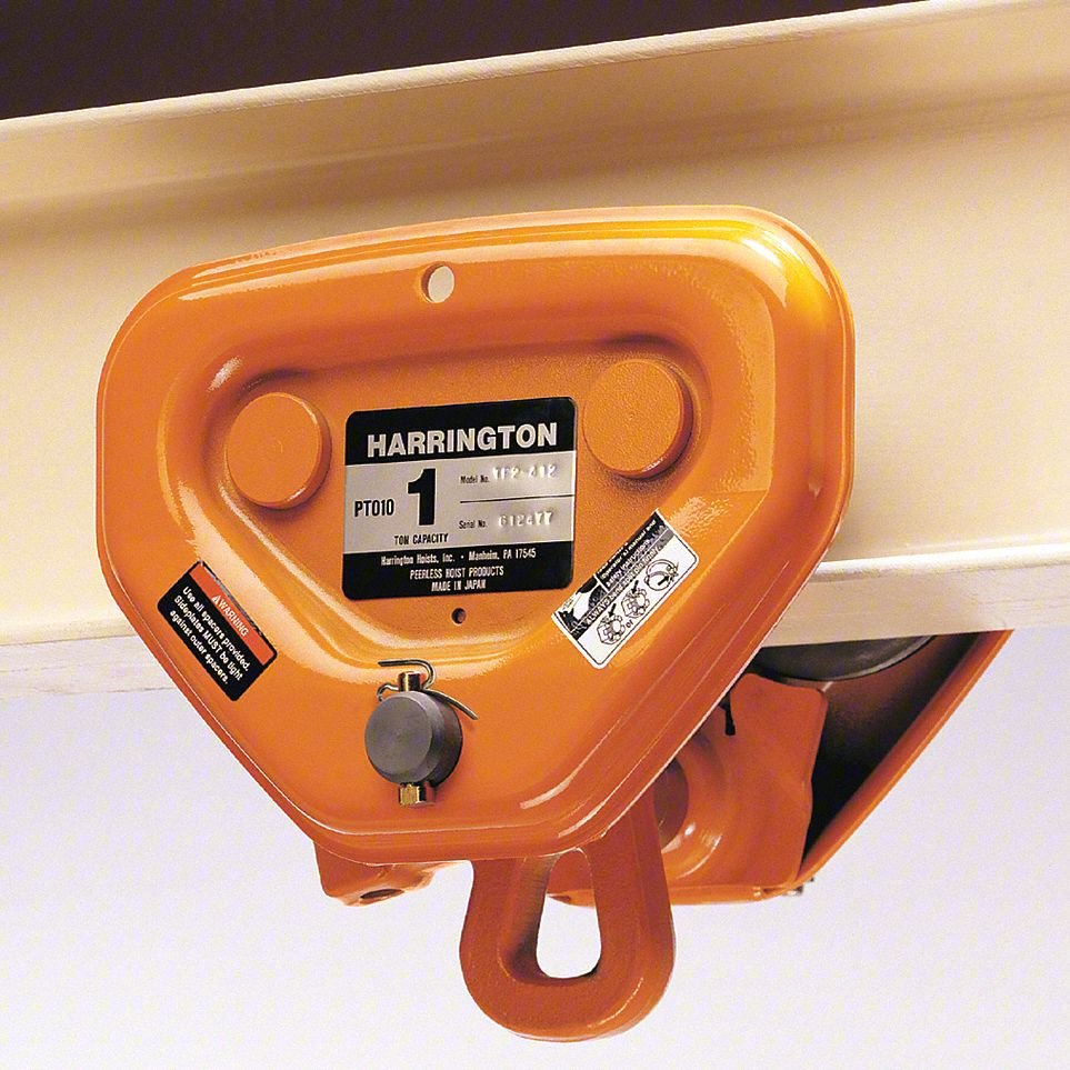 TROLLEY: PUSH, 1,000 LB MAX HOIST LOAD C