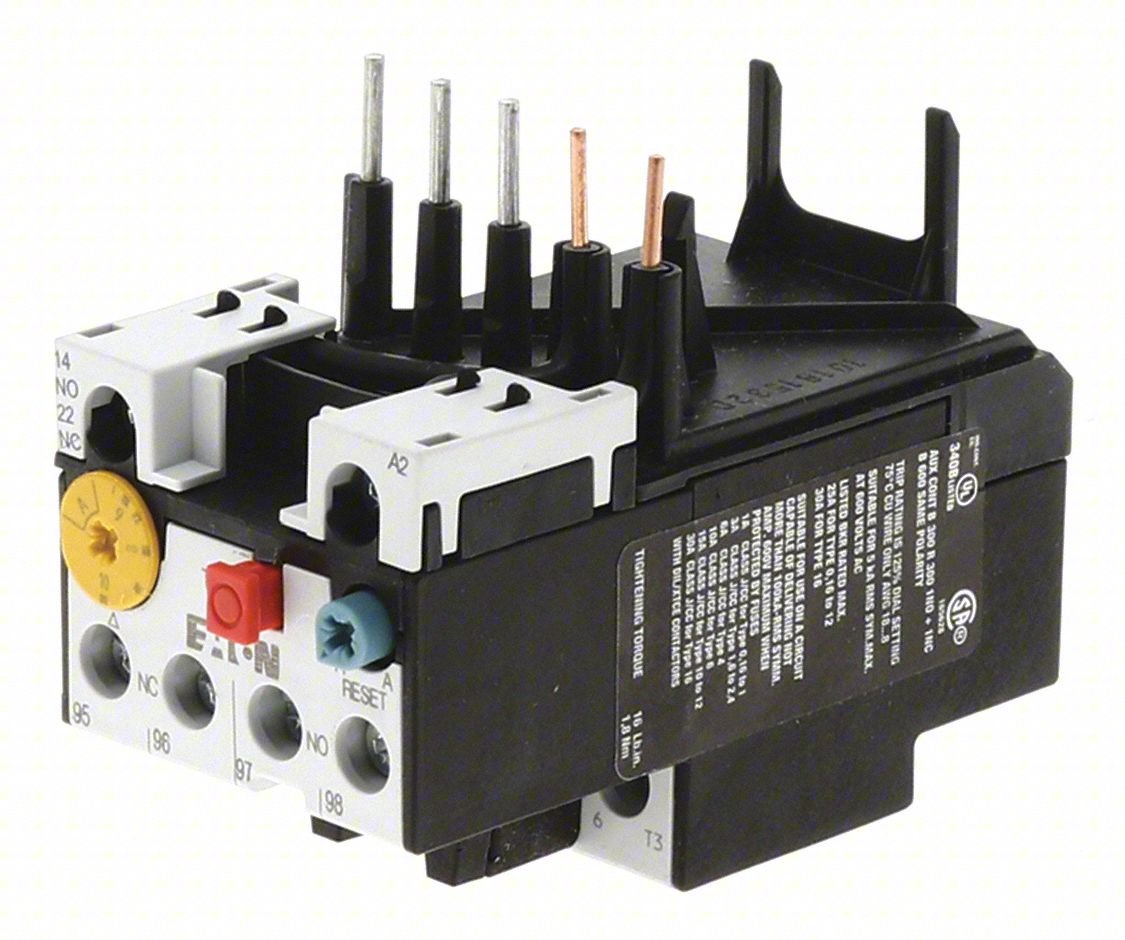 OVERLOADRELAY, IEC, THERMAL, AUTO/MANUAL
