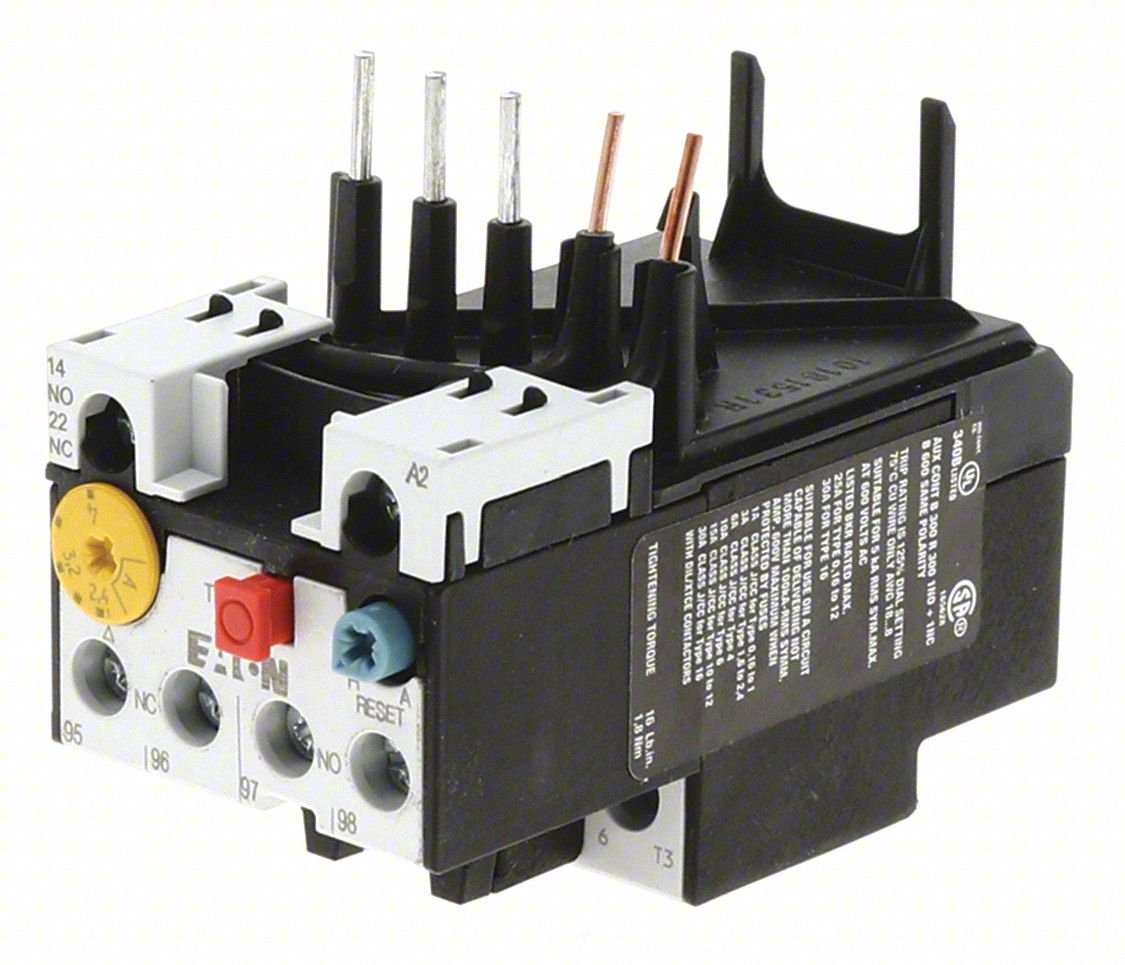 OVERLOADRELAY, IEC, THERMAL, AUTO/MANUAL