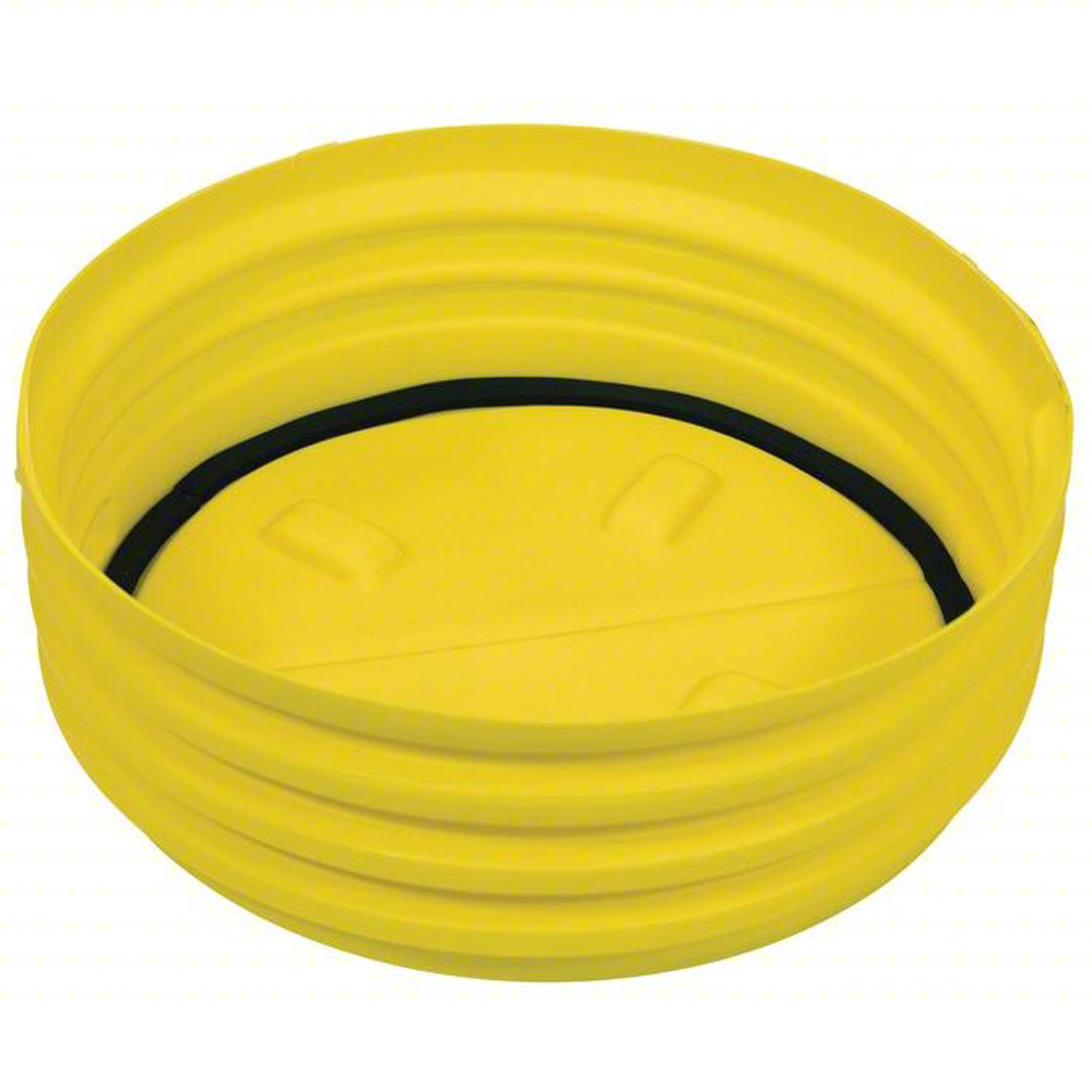 LID, SCREW ON,YELLOW,PLASTIC,95 GAL