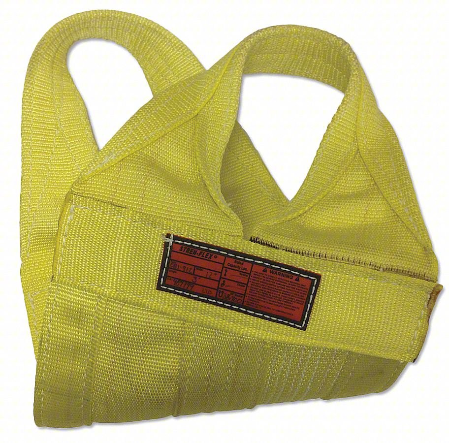 WEB SLING,FLAT EYE,8 FT L