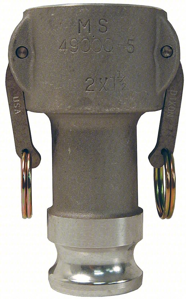 Cam and Groove Adapter,1", 1-1/2",Alum