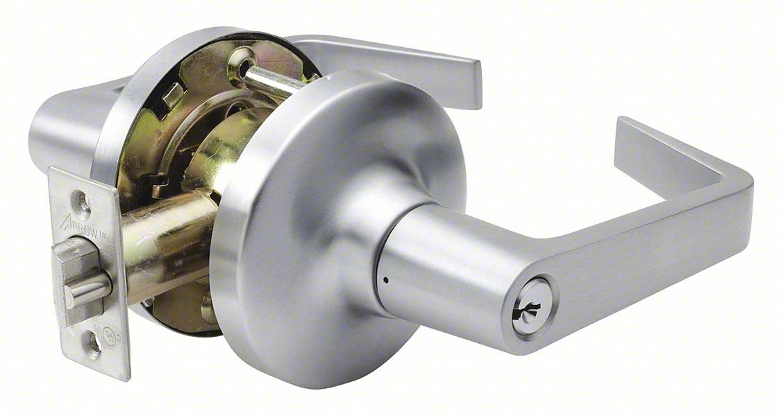 Lever Lockset,Mechanical,Entrance,Grd. 1