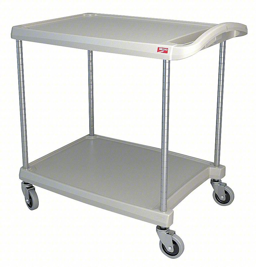 Utility Cart,300 lb. Load Cap.,2 Shelves