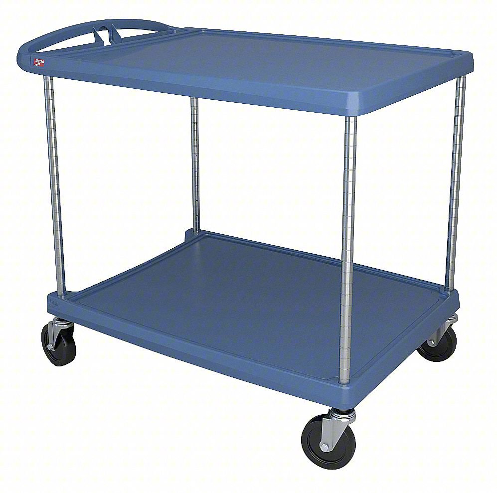 Utility Cart,400 lb. Load Cap.,2 Shelves