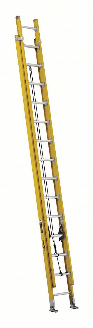 Extension Ladder,Fiberglass,28 ft.,IAA
