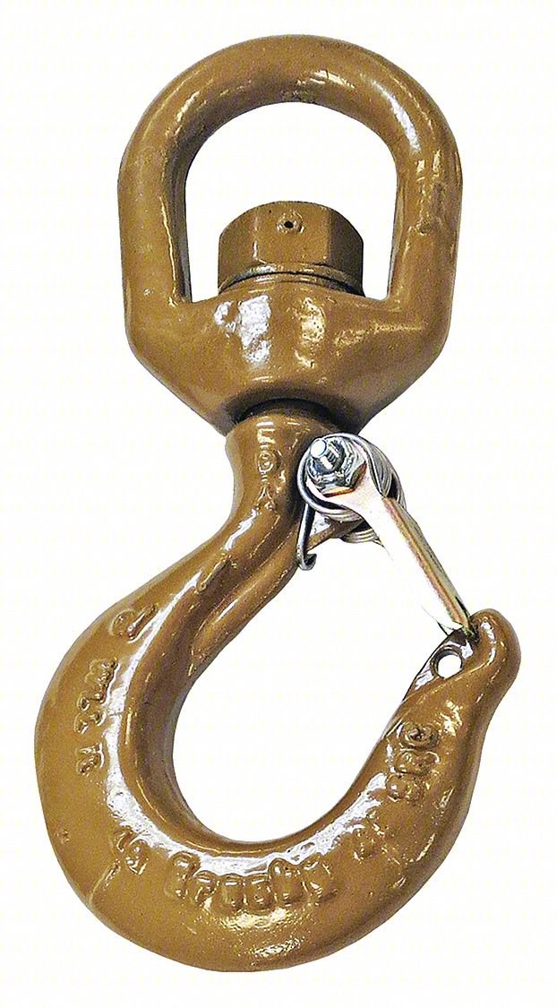 SLIP HOOK,ALLOY STEEL,1 1/2 IN,4,000 LB