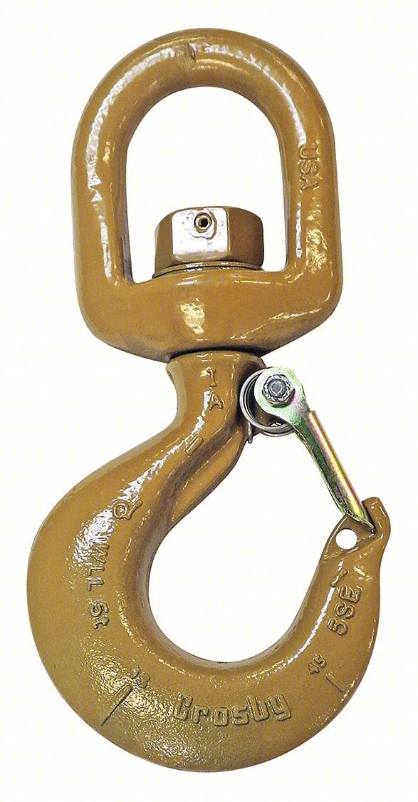 SLIP HOOK,ALLOY STEEL,2 IN,10,000 LB