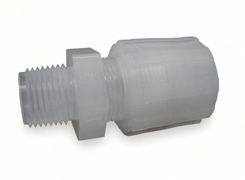 STRT ADAPTER,PFA, PTFE, ETFE,COMP,1/4IN